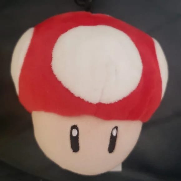 Nintendo Other - Super Mario Power Up Mushroom Keychain Tomy Club Mocchi Moochi